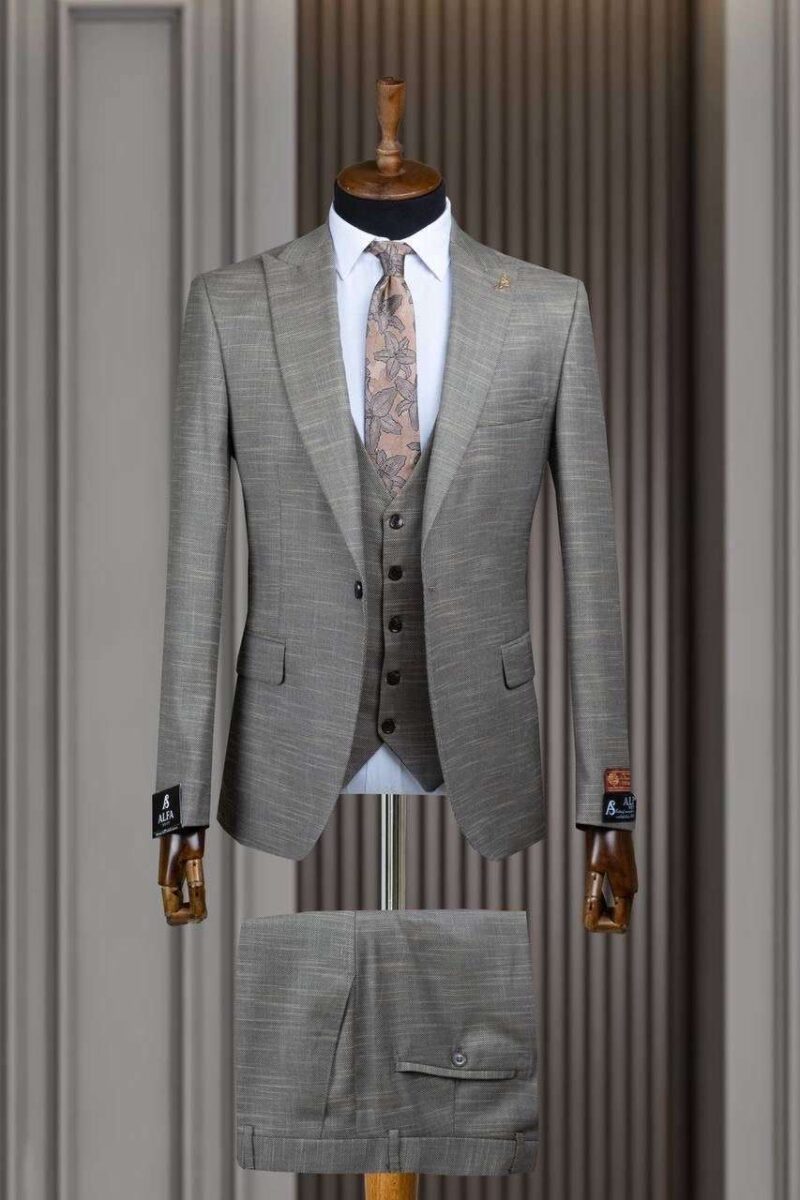 Costume beige-marron – Image 2