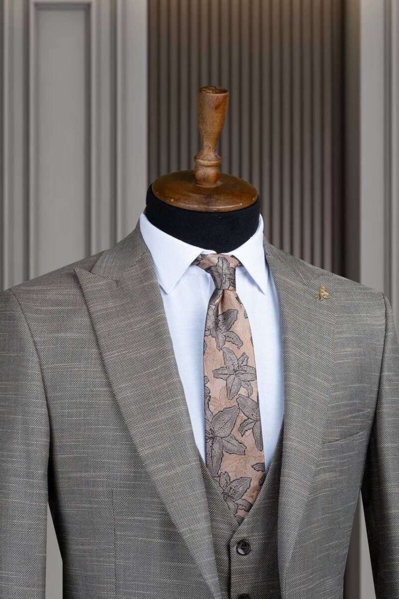 Costume beige-marron
