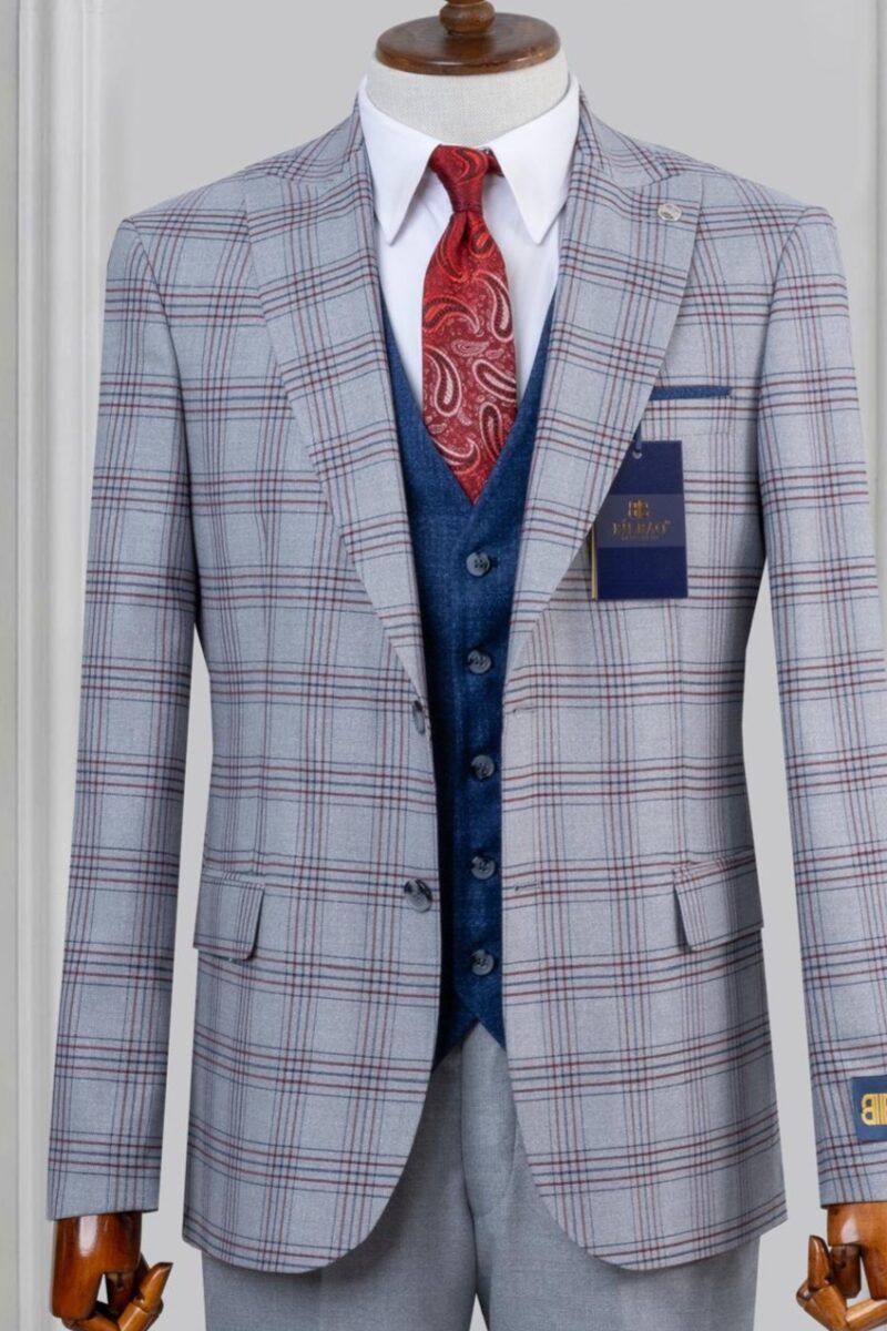 Costume carreaux homme – Image 2