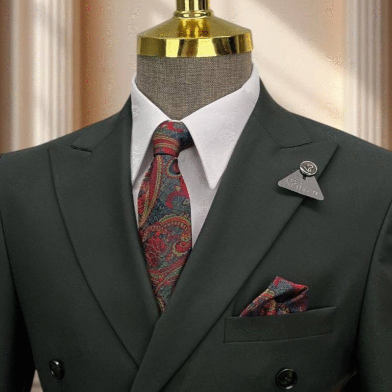 Costume croisé homme